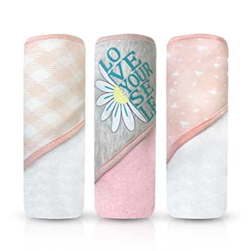 MODERN BABY 3 Pack Hooded Baby Bath Towel Set for Newborns Infants & Toddlers, Boys & Girls Baby Hooded Towels