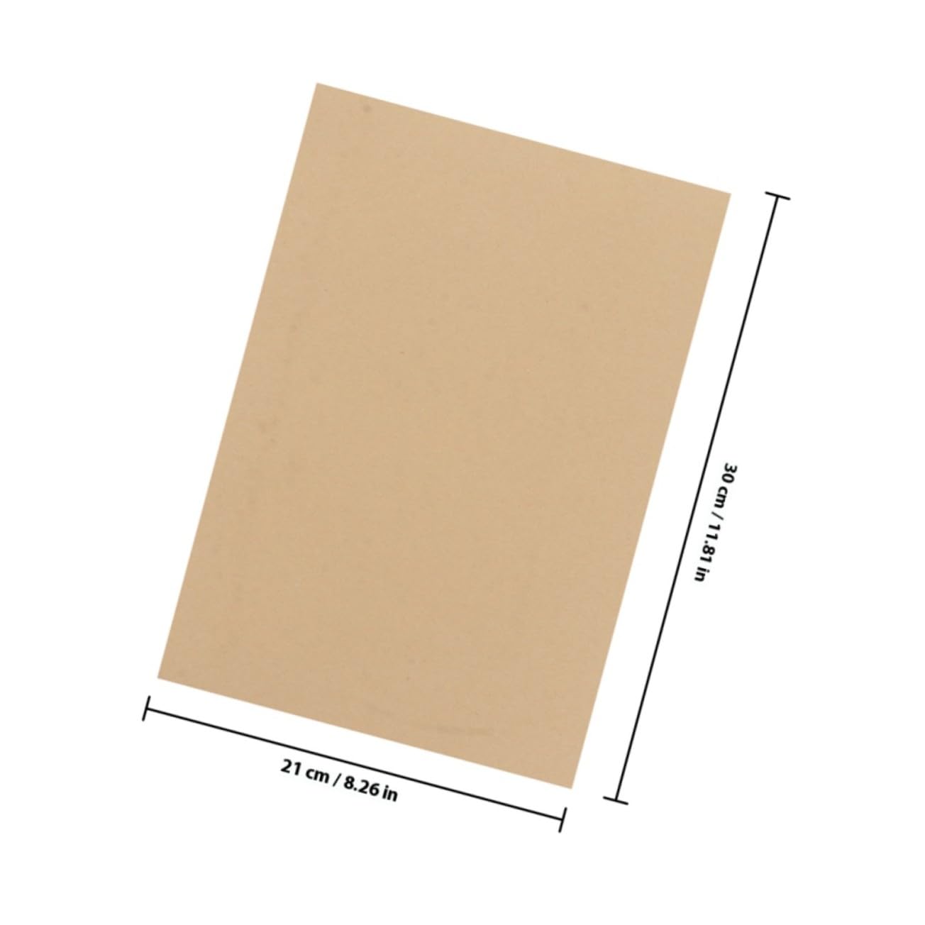 NIYANGLE 100 Blatt Vintage Briefpapier aus Dickem Kraftpapier M² Retro Schreibpapier für Stilvolle Briefe und Kreative Bürobedarf Anwendungen