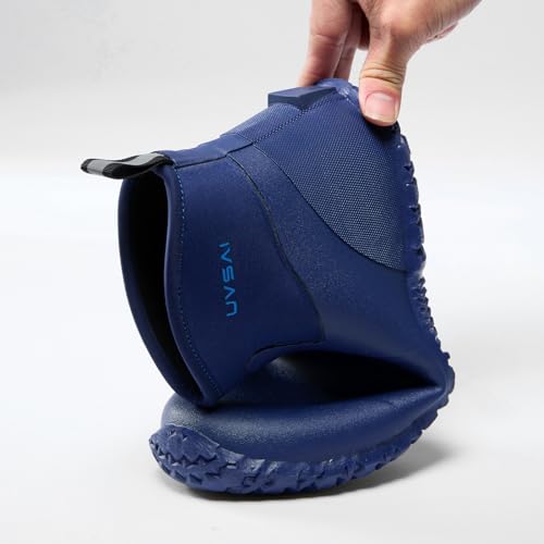 Image of Men's Waterproof 5.3-inch Ankle High Garden Shoes Rain Boots Slip-On Footwear for Gardening Farming Lawn Care Yard Work