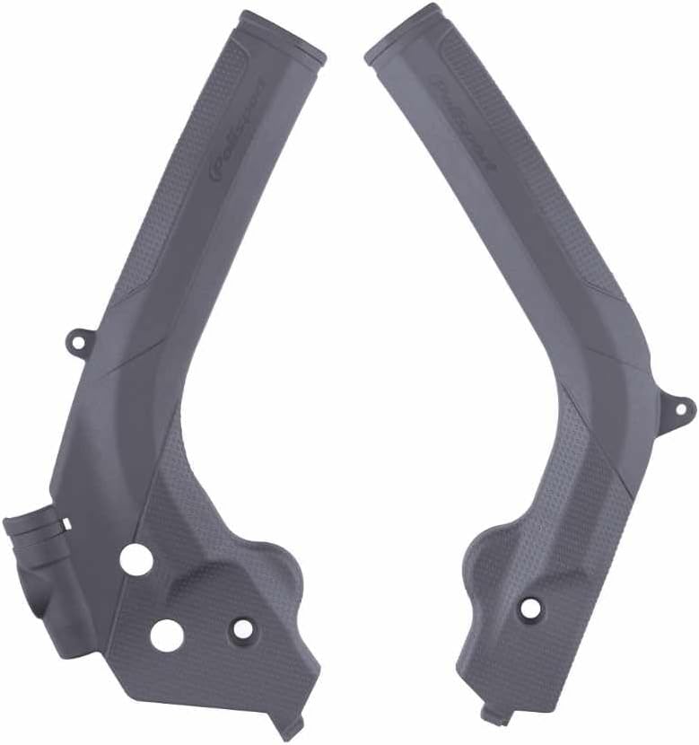 Polisport Motocross (MX) Motorcycle Frame Protector for KTM EXC/XC-W/SX/XC & Husqvarna TE/FE/FC/TC/FX/TX (16-19) Dirt Bikes- OEM Quality for Superior Fit & Durable Protection, Easy Installation - Gry