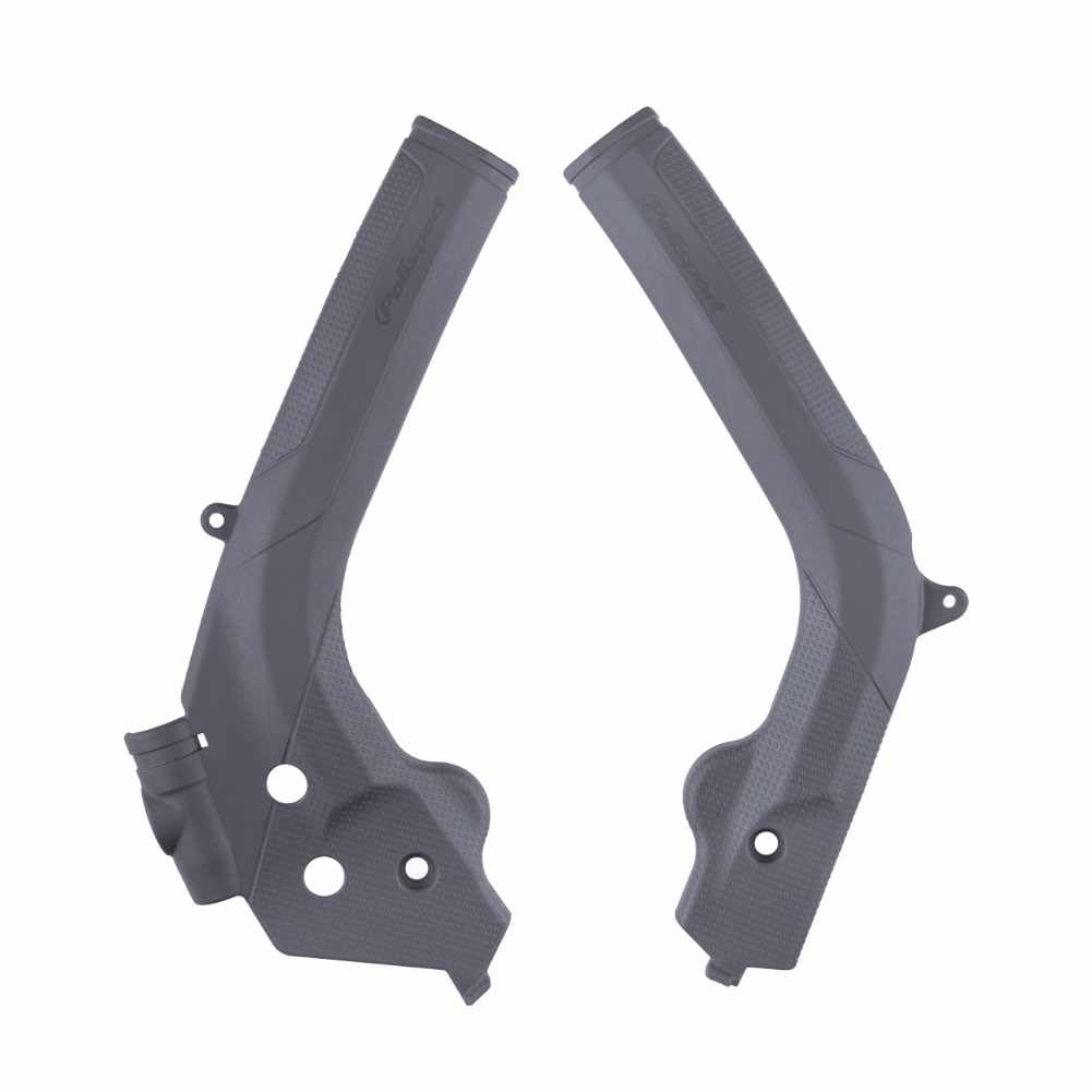 POLISPORT 8466600004 Skid Plate Set Made of Durable, Impact-Resistant Plastic Compatible with Motorcycles KTM, Husqvarna in Nardo Grey