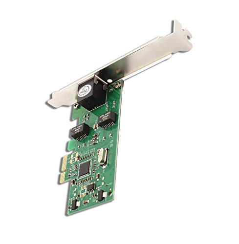 Image of BigPlayer PCI Express LAN Card Network Adapter for Windows 98 /2000 /XP 32-bit- Green