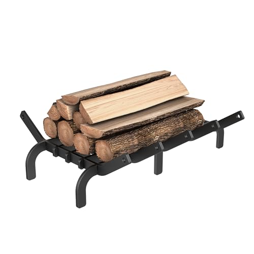 LILIIN Rejilla para leña de hierro fundido