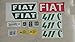 KIT ADESIVI DECALCOMANIE FIAT 411 C PER TRATTORI CINGOLATI