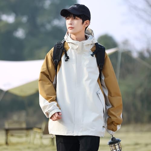 Veste décontractée d'extérieur à capuche GUOYUXIAO ajustable - 3