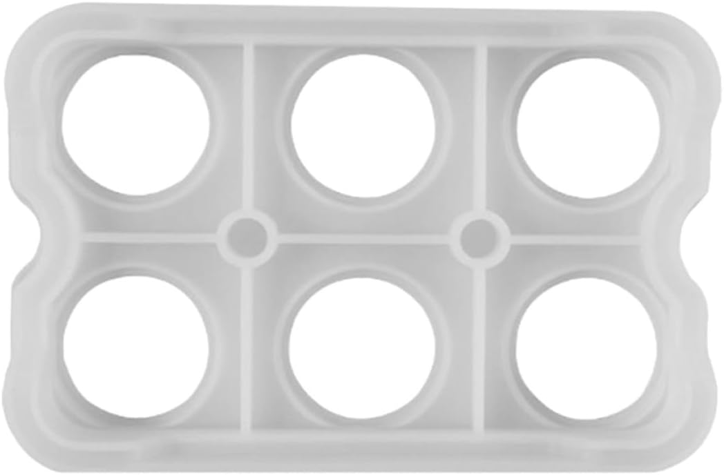 DIY Silicone Mold Egg Storage Rack for Resin Epoxy Crafts, Easy to Use and Store, White Silicone Material for DIY Crystal Egg Holder Kitchen Storage