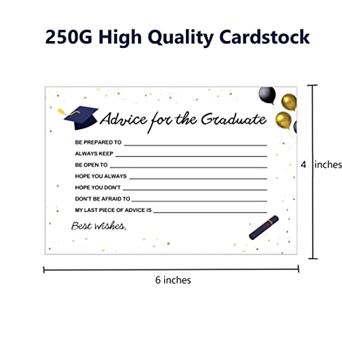 PINKEESEA Graduation Advice Cards 2025 Graduation Party Supplies Party Favors for Guests Advice for the Graduate 50 Pack - Thumbnail 3
