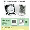 Beok Thermostat Fussbodenheizung Wasser, Thermostate Heizung Digital Raumthermostat Fußbodenheizung 230v Wandthermostat Heizungsthermostat Temperaturregler TDS72-WP Weiß Non-WiFi