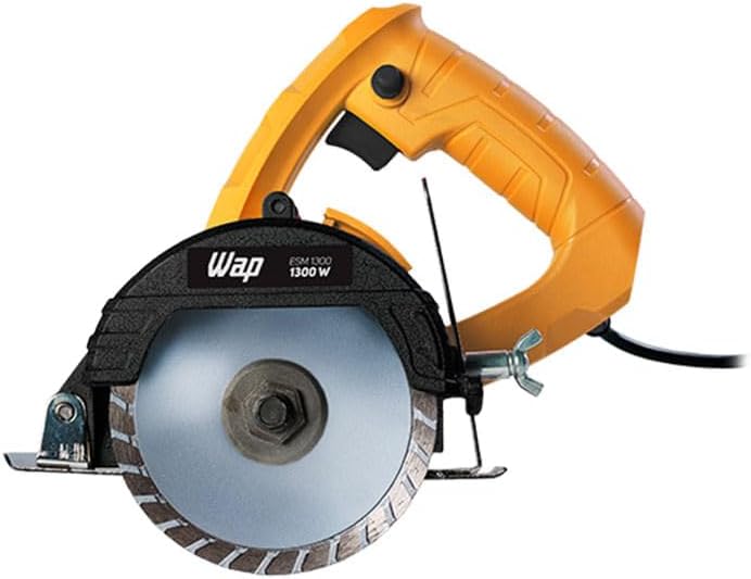 WAP Serra Mármore 4.3/8" ESM1300 com Regulagem de Altura e Interruptor Isolado, 100% Rolamentada, 1300W 127V