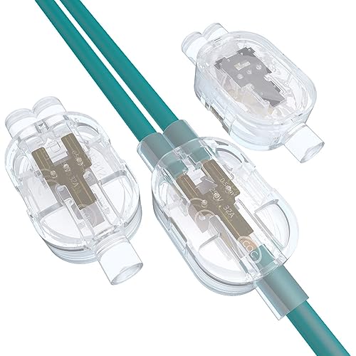 Image of Quick Inserted IP68 Moisture Guard Weatherproof Single-core Cable Junction Box for 0.5mm - 4mm Hard Wire Lawn Mower Swimming Pools and Other Applications (B12 10pcs)