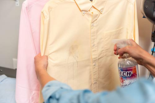 Tech Laundry Stain Remover Spray - Color Safe, Effective Clothes Stain Remover (24 Oz) #TOP7