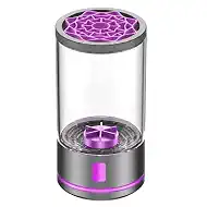 Electric Makeup Brush Cleaner Machine, Professional Automatic Spinner for Woemn Cosmetic Brushes, Grey