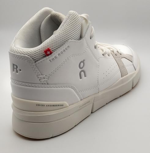On The Roger Clubhouse Mid Women's Sneakers, Shoes, Mid Cut, White Sand, 9.5 US4