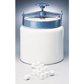 Cole-Parmer Alumina-Fortified Porcelain milling jar, 3.4 gal.