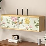 ️——【Support de routeur multifonction】: Adapté aux routeurs Wi-Fi, décodeurs TV, décodeurs câble, appareils multimédias et autres accessoires TV, ce boîtier de rangement pour routeur offre une solution de rangement polyvalente pour vos appareils électroniques