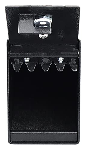 Protex Drop Box Safe (SDB-100) - Preto, para dinheiro, cheques e envelopes, defletor com dentes de s