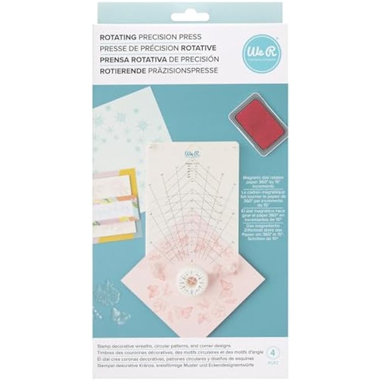 We R Memory Keepers Rotating Precision Press, Craft Supplies Precision Press for Stamping