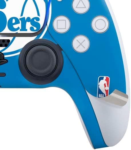 Skinit Decal Gaming Skin Compatible with PS5 Bundle - Officially Licensed NBA Philadelphia 76ers Large Logo Design