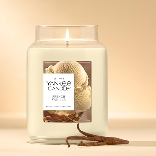 image for Yankee Candle French Vanilla Scented Candle, 22oz Large Jar with up to