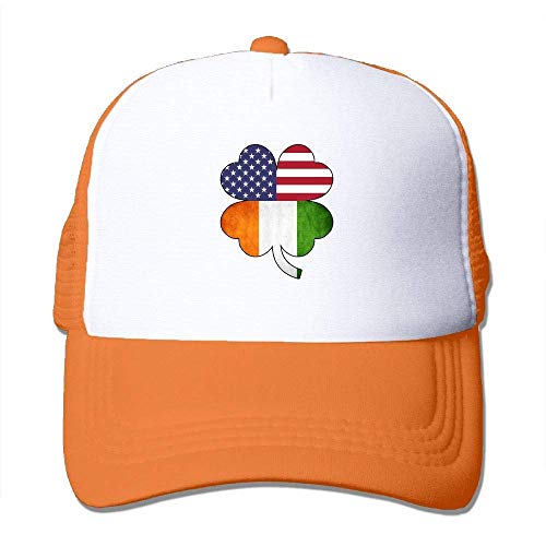 Preisvergleich Produktbild Voxpkrs Irische amerikanische Flagge Adjustbale Baseballmützen Verfolger-Kappen-Vati-Hut U8I0013245
