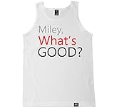 FTD Apparel Men's Miley What's Good Tank Top - XXL White