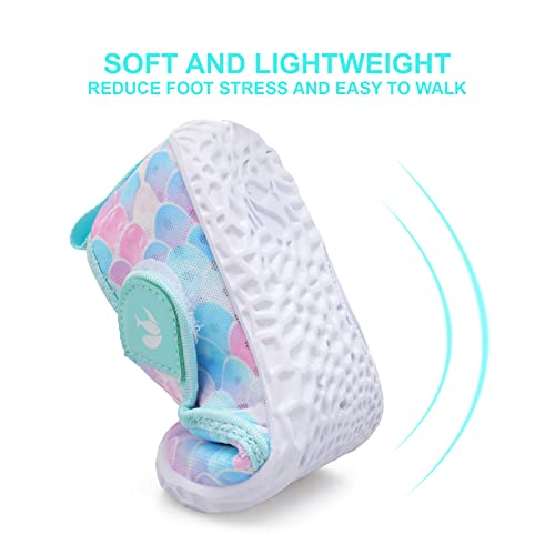 Image of FEETCITY Boys Girls Water Shoes Kids Aqua Socks Quick Dry Barefoot for Beach Swimming Pool