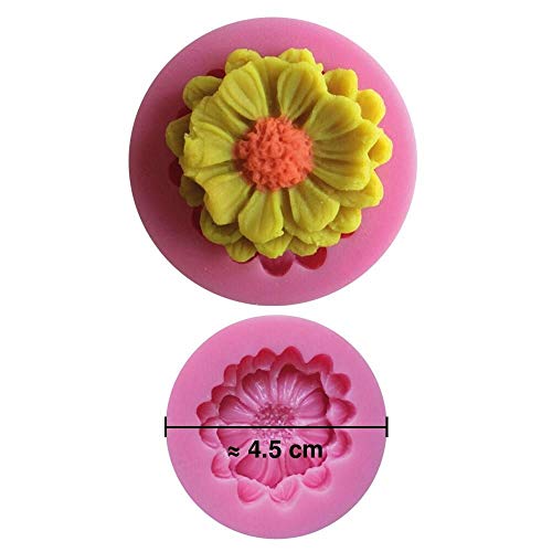 Stampo In Silicone Per Torta A Forma Di Margherita: Per Decorazioni Di Pasta Di Zucchero E Cioccolato