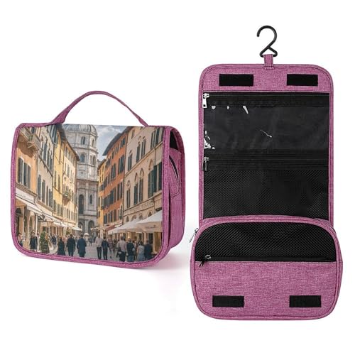 Trousse de toilette italienne étanche femme avec grand crochet