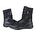 LUDEY Tactical Boots for Men Lightweight Military Boots Durable Army Combat Boots Comfortable Work Boots Waterproof Security Boots Black 9.5US