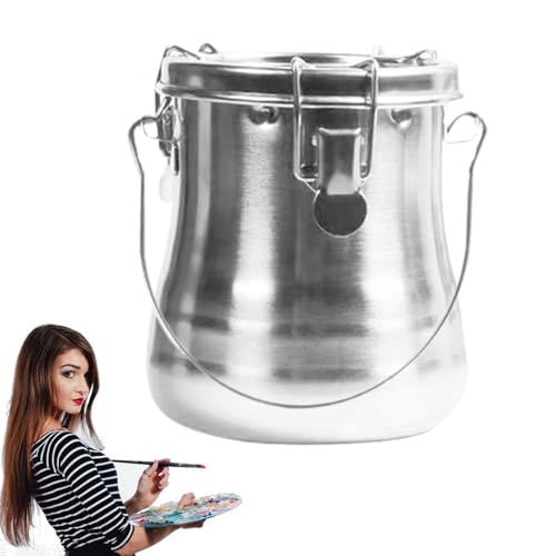 Brush Washer, Brush Holder and Organiser, Robust Brush Washer, Porous Cleaning Filter, Removable, Easy Maintenance for Water, Spirit, Inks, Turpentine