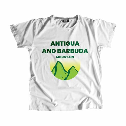 T-shirt Antigua et Barbuda blanc pour vos randonnées d'été