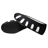 G-LIKE Chinesische Buddhistische Mönch Schuhe - Buddhisten Schuhe Wushu Kung Fu Tai Chi Shaolin Qi Gong Trainer Kampfkunst Wing Chun Slipper und Sneaker Schuhe mit Gummisohle (37 EU, Schwarz)