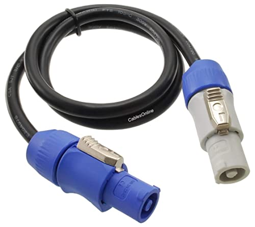 Cable de puente PowerCon CablesOnline PC-KA603 de 3 pies y 16 AWG