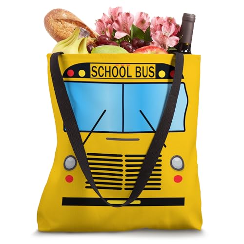 Bolsa Tote de Conductor de Autobús Escolar Amarillo para Halloween miniatura 4