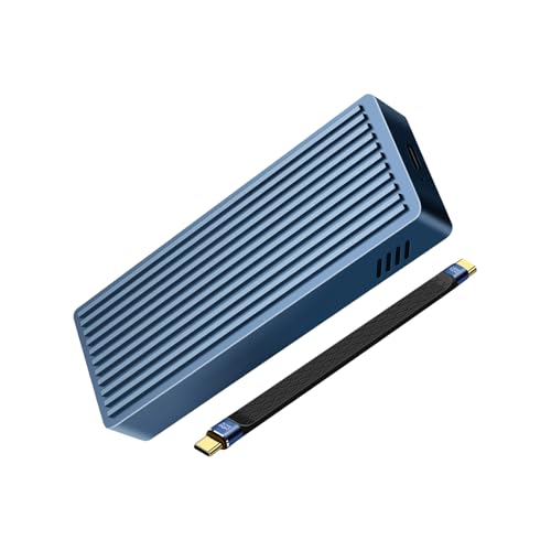 Boîtier externe aluminium 40 Gbit/s compatible M.2 NVMe câble Streak 3m