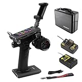 GoolRC Flysky Noble NB4 Pro+ 2.4GHz 18CH Radio Transmitter with FGr4B & FGr8B Receiver, 3.5 Inch IPS Touch Screen Remote Controller with Receiver for RC Car Boat