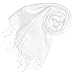 Produktbild LORENZO CANA Damenschal Schal Tuch Leinenschal 65 cm x 175 cm 100% Leinen Cremeweiss Weiss Damentuch Schaltuch - 93070
