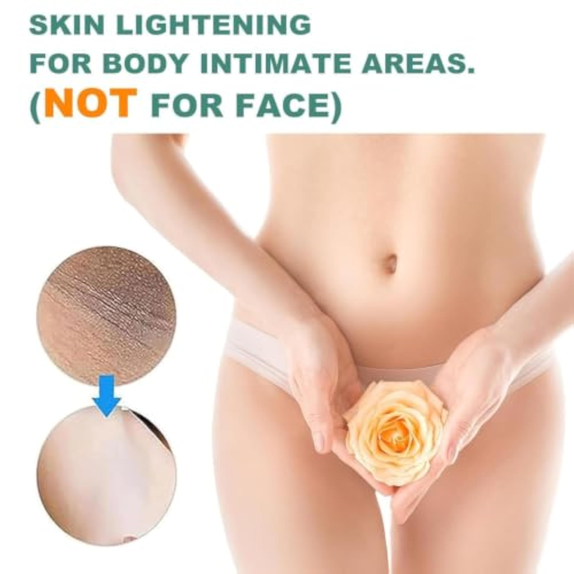 Skin Lightening Cream for Intimate Areas, Dark Spot Care