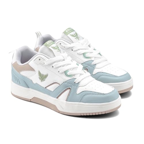 Image of ASIAN Mojo W-02 Women's Premium Sneakers with Soft Memory Foam Cushioning | Low-Top Style Sneakers, Lightweight Comfort, Durable Grip Sole & Casual Style for Girls