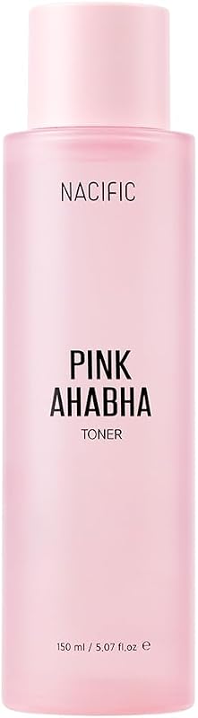 NACIFIC Pink AHA BHA Tônico facial com extrato de melancia e ácido hialurônico, 150 mL