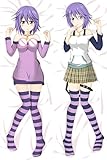 TUNNE June 2017 Update MMF Hot Anime Rosario + Vampire Characters Sexy Girl Mizore Shirayuki Pillow Cover Body Pillowcase 60 x 20 inches(150cm x 50cm)