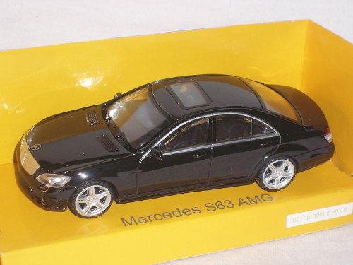 Mercedes-Benz S-klasse W221 S63 AMG Schwarz Ab 2005 1/43 Rastar Modell Auto Modellauto