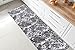 Custom Size Hallway Runner Rug Grey Color 31 inch Wide Select Your Length Non-Slip (Skid Resistance) Rubber Backing 5 feet x 31 inch (Color Options Available)
