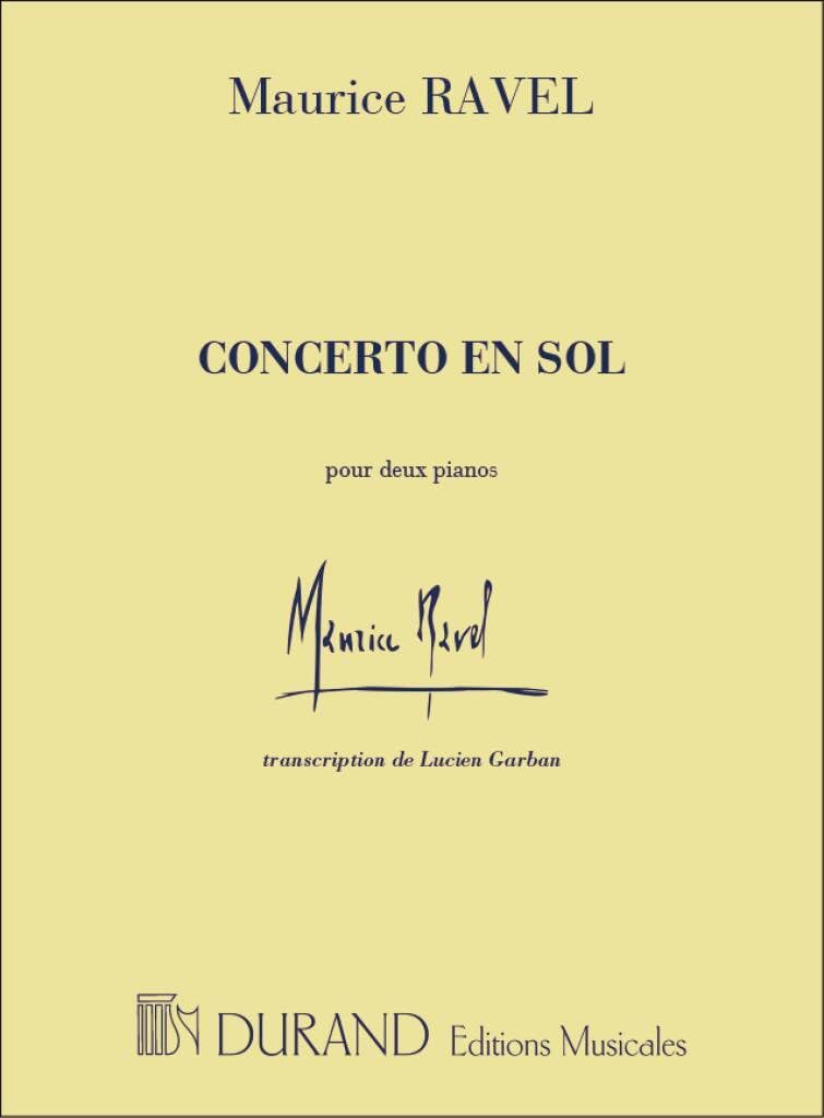 CONCERTO EN SOL PIANO      Sheet music – January 1, 2001