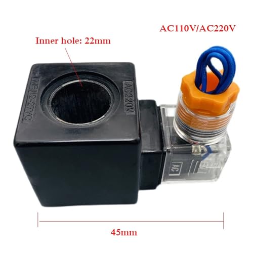 Bobine d'électrovanne AC220V pour réparer une vanne hydraulique de 22mm - 4
