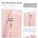Japovker Luggage Sets 3 Piece, Pink Lightweight & Durable Suitcases with Spinner Wheels & TSA Lock, Expandable PC+ABS Hardshell Suitcases for Travel, Business, Women (Pink, 3 Piece Set)