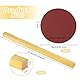 OLYCRAFT 2 Stück Rechteckiger Messingblech Goldmessingblech 10x10x204mm Mit 2 Stück Schleifscheiben Rohmessingblechmaterial Rechteckiger Blanker Messing Vierkantstab Für Metallstanzmodelle