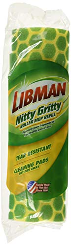 Libman Nitty Gritty Roller Mop Refill (Pack of 3)