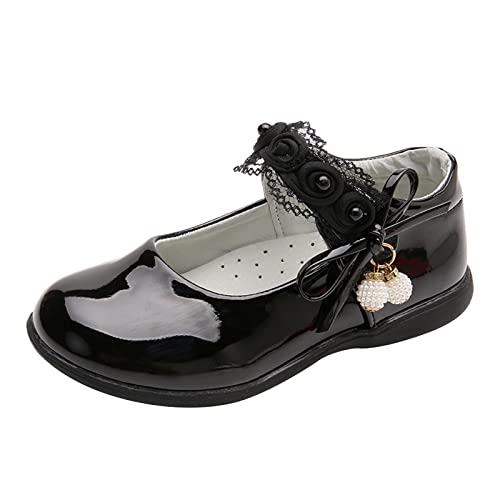 Girls Mary Jane Shoes School Kids Uniform Flats Ballet Strap Dress Formal Slip-On Shoes Performance Shoes Girls