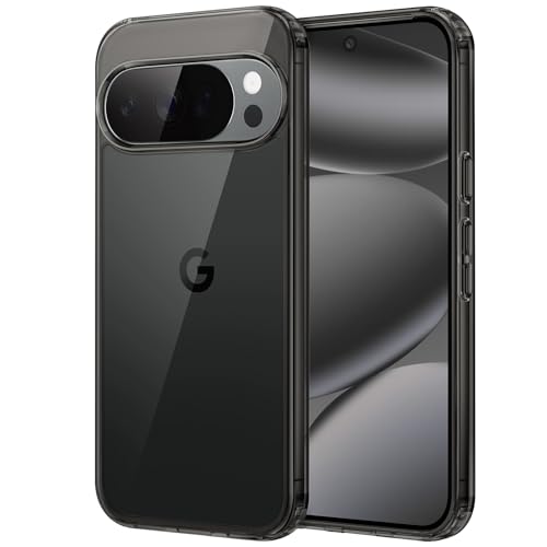 JETech Hülle für Google Pixel 10 Pro XL 2025, Anti-Vergilbung Stoßfest Handyhülle, Anti-Kratzt Harte PC Rückseite Schutzhülle (Obsidian)